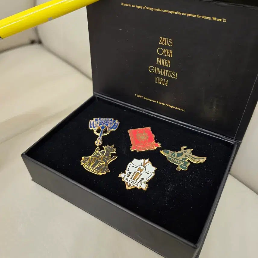 [BUNJANG] T1 Worlds Edition Badge Set / 2023 t1 월즈 에디션 뱃지 세트
