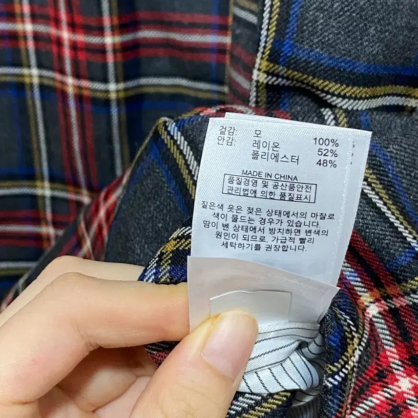 [BUNJANG] Brooks Brothers Red Tartan Check Dress Size 2 (New) / 브룩스브라더스 레드 타탄체크 원피스 2사이즈(새상품)