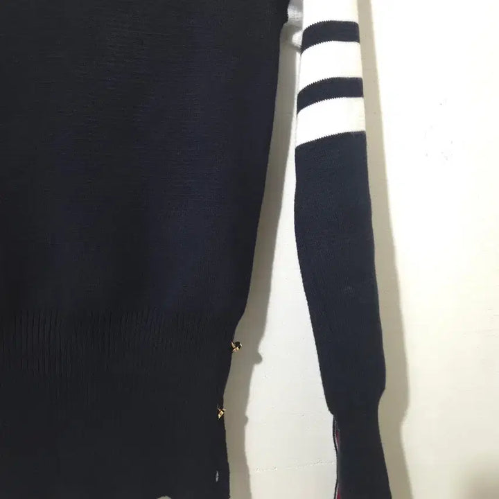 [BUNJANG] Thom Browne Milano Stitch Gold Knit Sweater / [새상품급] 톰브라운 여성 밀라노스티치 금장 니트 36Size