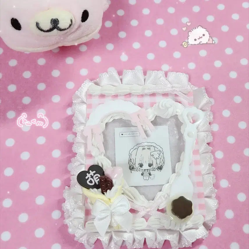 [SOLD OUT] 크레페 레이스탑꾸 데코덴탑꾸 포카홀더