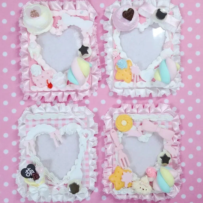 [SOLD OUT] 크레페 레이스탑꾸 데코덴탑꾸 포카홀더