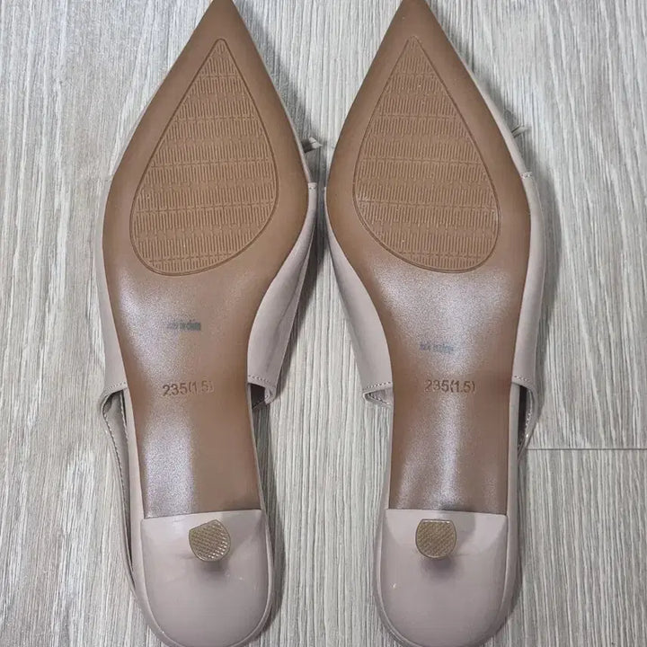 [BUNJANG] Slingback Pumps - Pink Beige - 240 - New / 여성슬랭백 여성구두 240 새상품