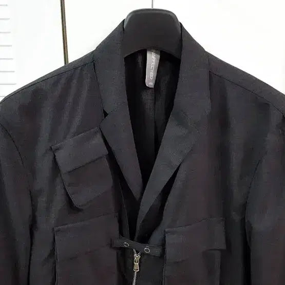 [BUNJANG] Unaffected Layered Jacket Charcoal Gray L / 언어펙티드 레이어드 자켓 차콜 그레이 L