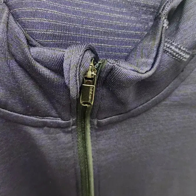 [BUNJANG] Lululemon Purple Half-Zip Hoodie Long-Sleeve Shirt / 룰루레몬 퍼플 하프집업 후드 긴팔티