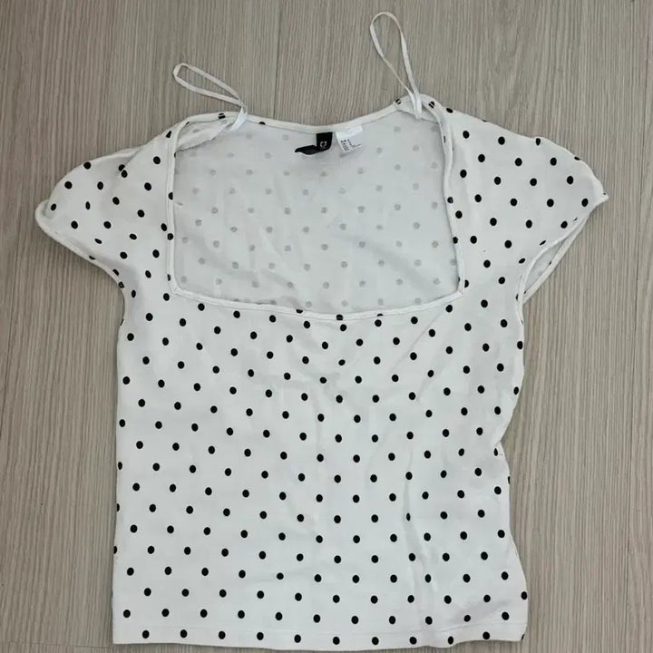 [BUNJANG] H&amp;M Dot Pattern Short Sleeve Shirt / H&amp;M 도트 패턴 반팔
