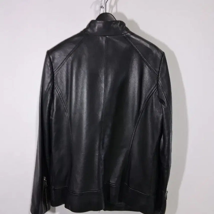 [BUNJANG] NYANY Black Leather Jacket / 야니 NYANY 블랙 가죽 자켓