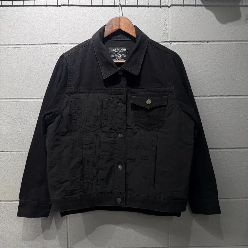 [BUNJANG] True Religion Black Denim Jacket / 트루릴리젼 블랙 데님 자켓