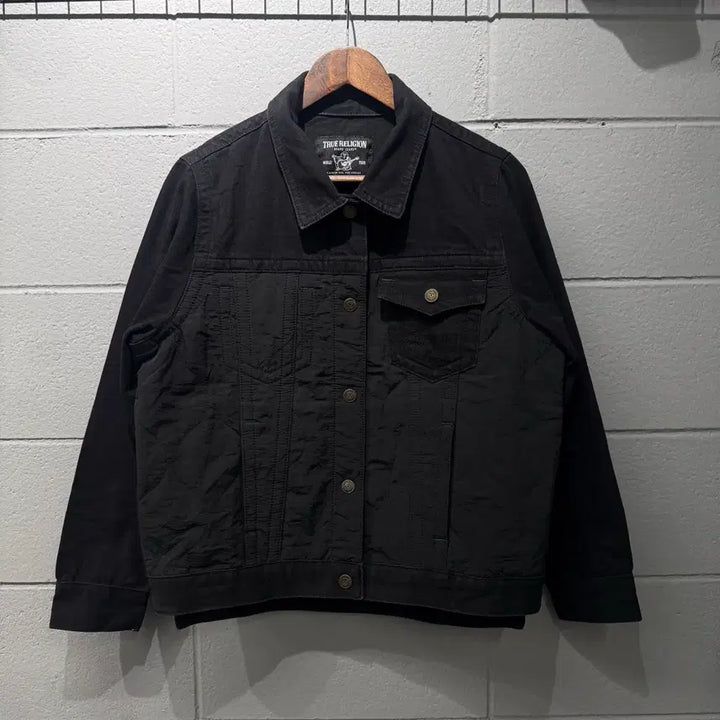 [BUNJANG] True Religion Black Denim Jacket / 트루릴리젼 블랙 데님 자켓