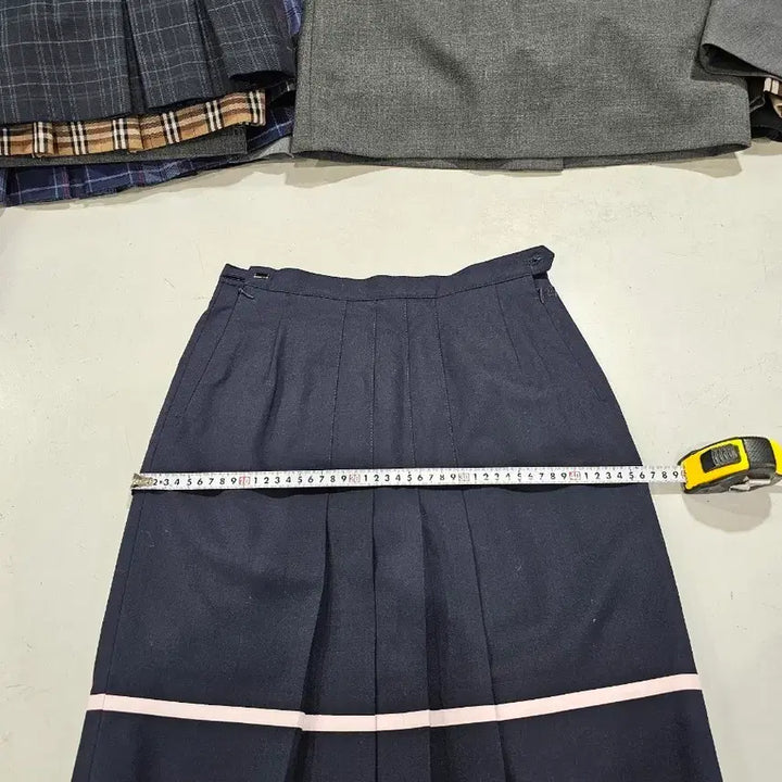 [BUNJANG] Used School Uniform Skirt Size 71 Navy Summer / 중고 교복치마 사이즈 71