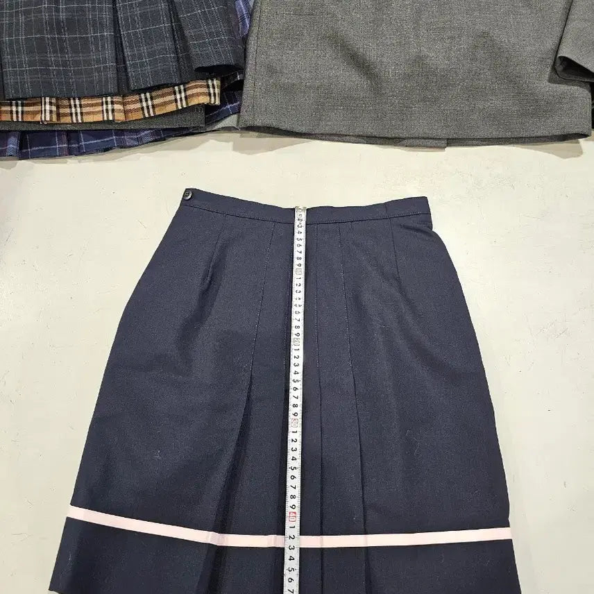 [BUNJANG] Used School Uniform Skirt Size 71 Navy Summer / 중고 교복치마 사이즈 71