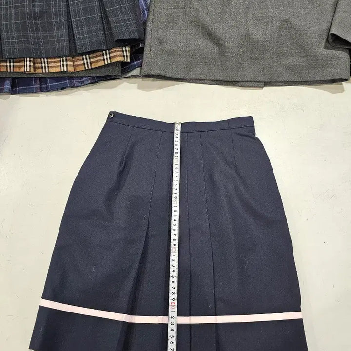 [BUNJANG] Used School Uniform Skirt Size 71 Navy Summer / 중고 교복치마 사이즈 71