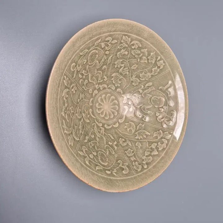 [BUNJANG] Yongcheon Kiln Celadon Embossed Bowl Antique / 용천요 청자 압출양각 동자당초문 대접 중국도자기 골동품 고미술품 수집품