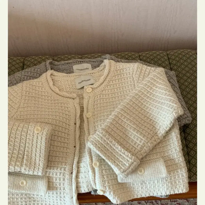 [SOLD OUT] 모던로브 아이보리 니트 가디건