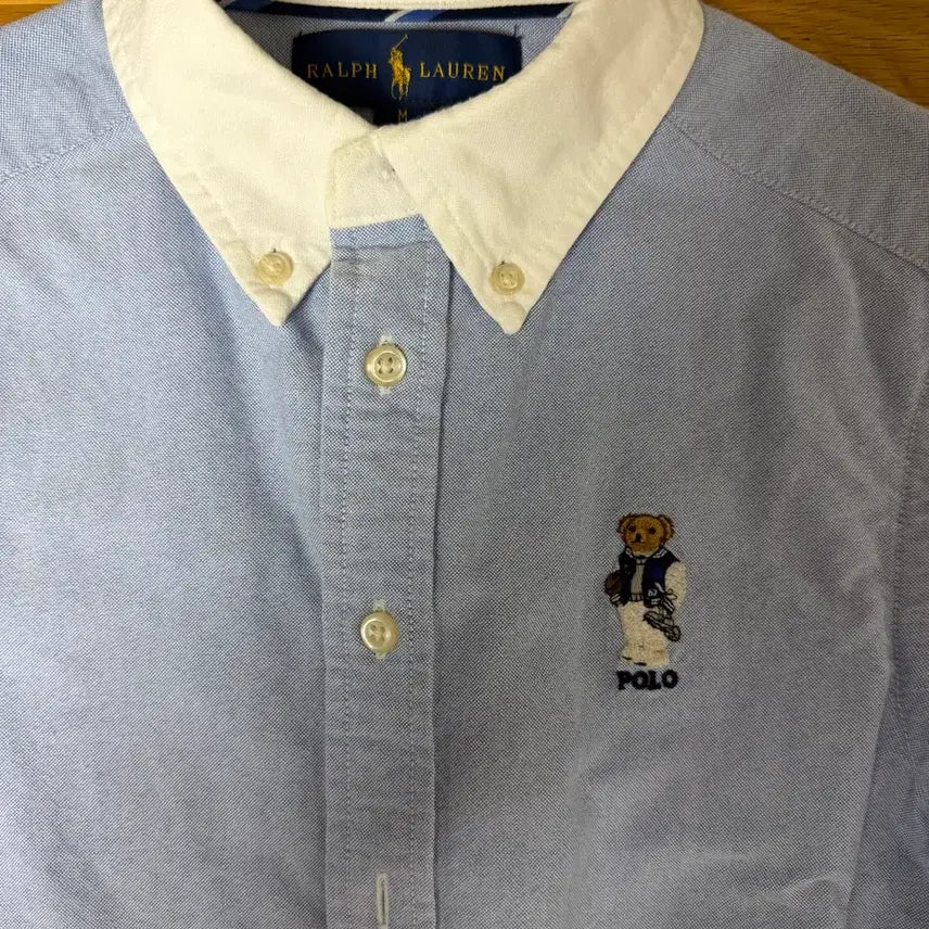 [SOLD OUT] 폴로 랄프로렌 베어 셔츠 블루m(10-12)