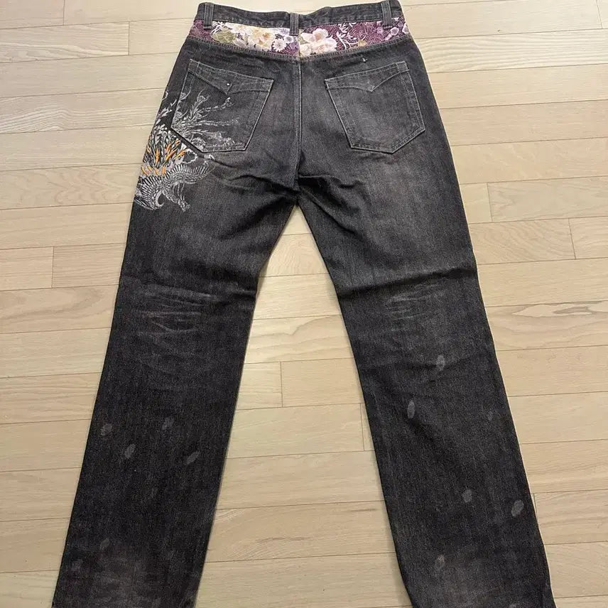 [BUNJANG] GUMU Oriental Denim Pants / GUMU 오리엔탈 데님