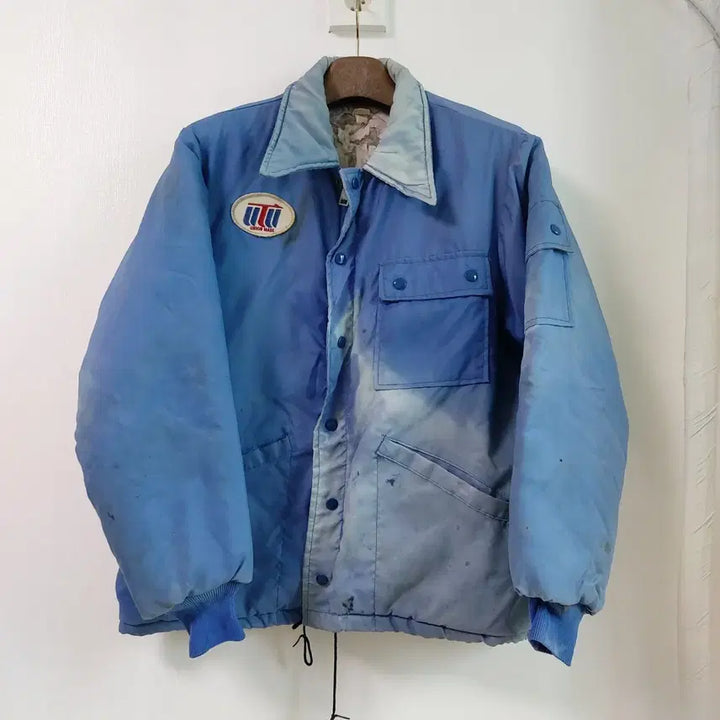 [BUNJANG] American Vintage Distressed Sun-Faded Jacket / 아메리칸 빈티지 자켓 선페이드 디스트레스드