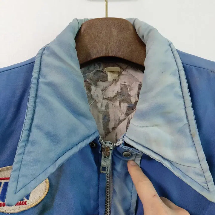 [BUNJANG] American Vintage Distressed Sun-Faded Jacket / 아메리칸 빈티지 자켓 선페이드 디스트레스드