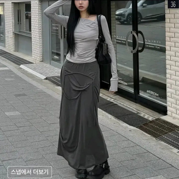 [BUNJANG] Flareup Layered Long Sleeve Shirt / [미착용새상품,정가이하] 플레어업 레이어드 롱 슬리브