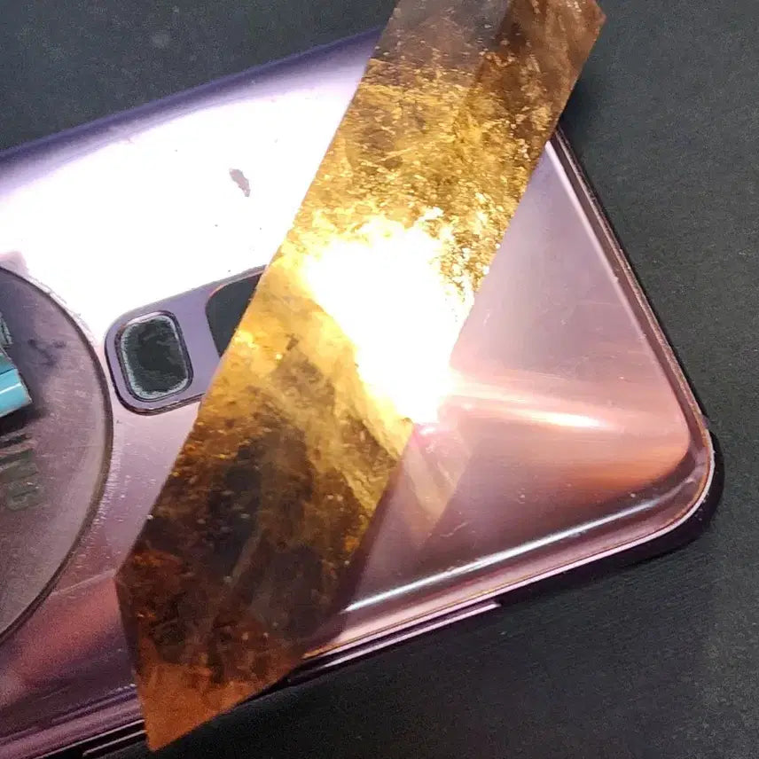 [BUNJANG] Natural Smoky Quartz Obelisk with Base / 천연 스모키 쿼츠 수정 오벨리스크 원석+받침대