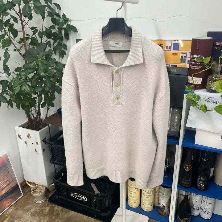 [BUNJANG] Time Homme Color Knit L / 타임옴므 칼라 니트 L