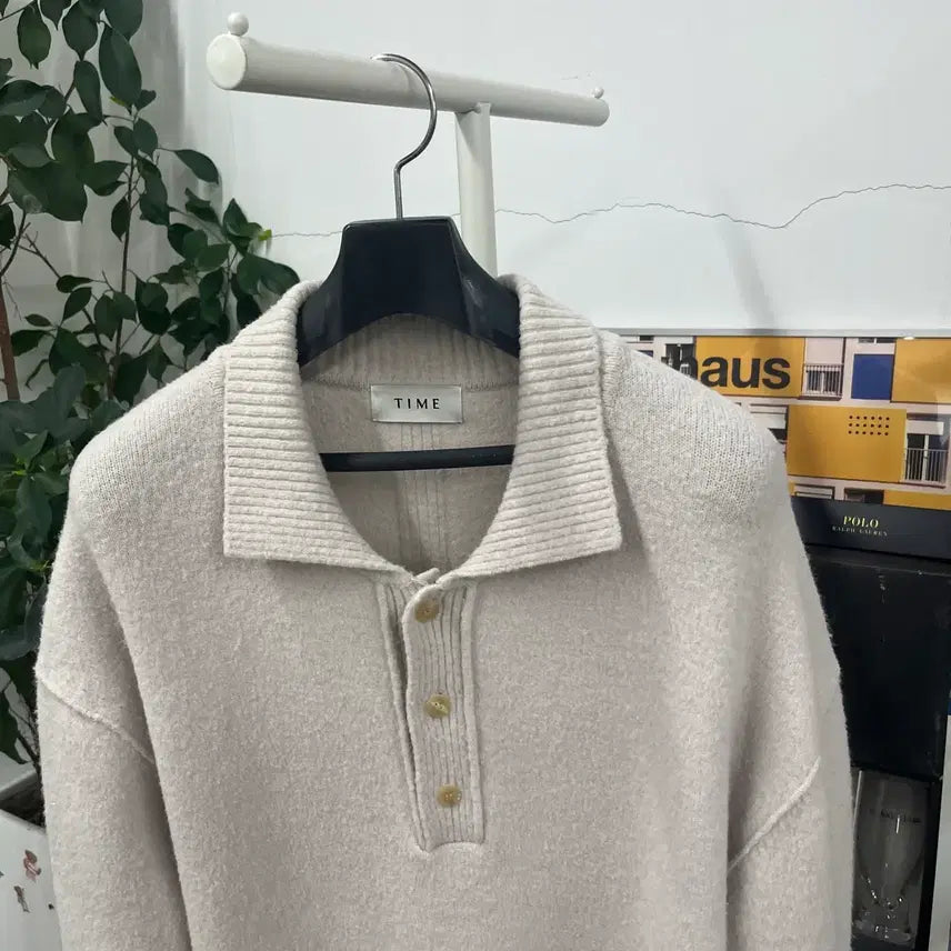 [BUNJANG] Time Homme Color Knit L / 타임옴므 칼라 니트 L