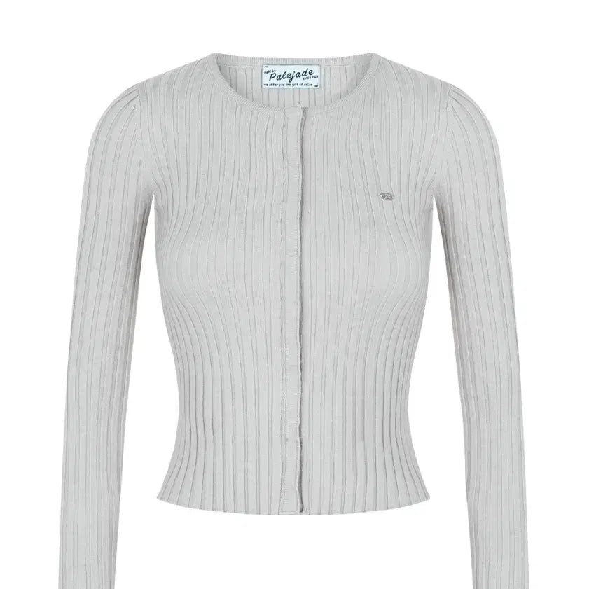 [BUNJANG] Pale JADE Mac Cardigan 2025 Light Grey / (새상품) 페일제이드 맥가디건2025 라이트그레이