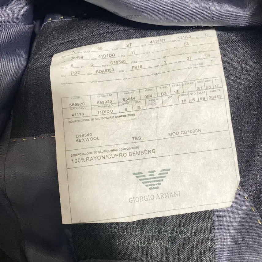 [BUNJANG] Armani 3-Button Jacket / 아르마니 3버튼 자켓