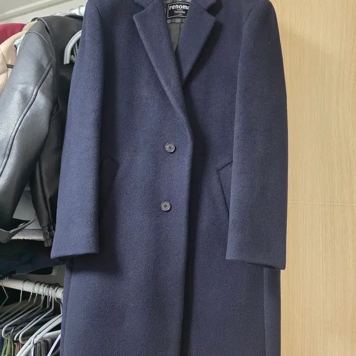 [BUNJANG] Renoma Wool Cashmere Single Coat Navy Size 100 / 레노마(renoma) 울, 캐시미어 싱글코트 네이비 100사이즈