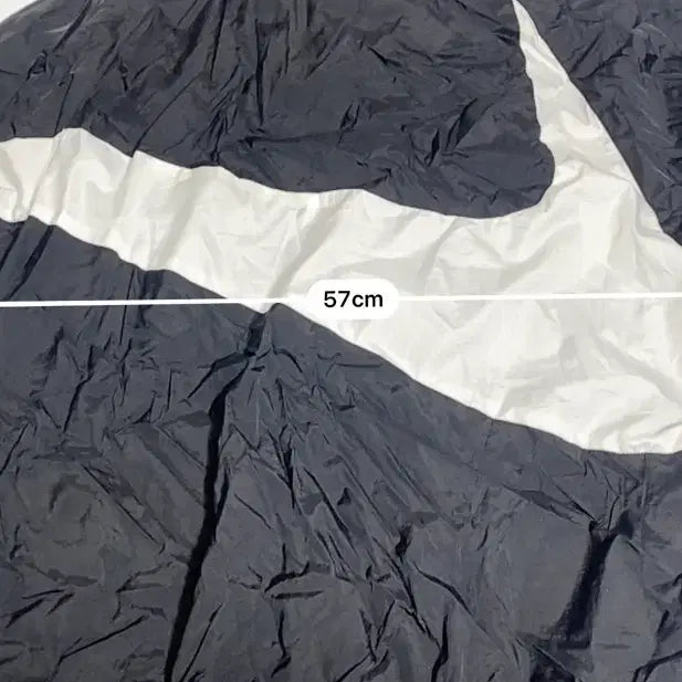 [BUNJANG] Nike Big Swoosh Black Windbreaker 2XL / 나이키 빅스우시 블랙 바람막이 2XL