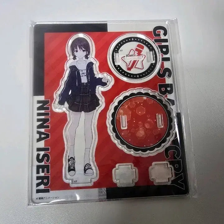 [BUNJANG] Girls Band Cry Nina Iseri Acrylic Stand Diorama / 걸즈 밴드 크라이 이세리 니나 아크릴 스탠드 디오라마 다오라마