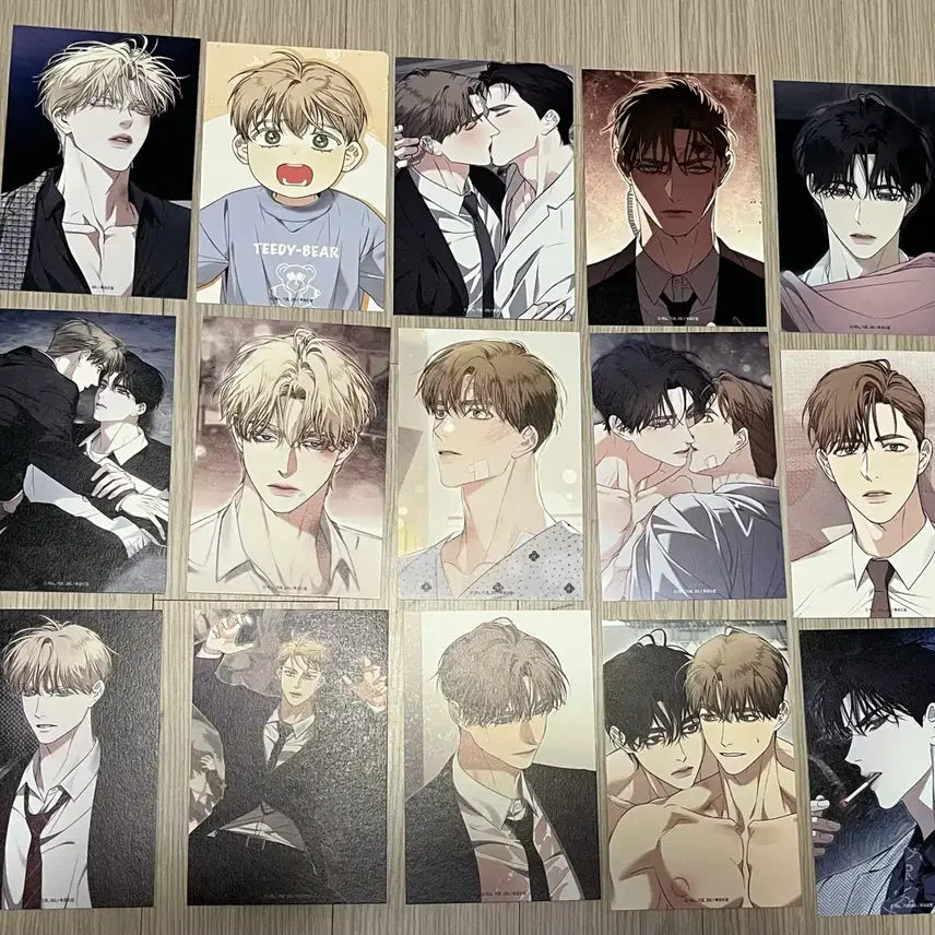 [BUNJANG] Kissmeifyoucan Postcard Bundle / 키스미이프유캔 엽서 15장 일괄