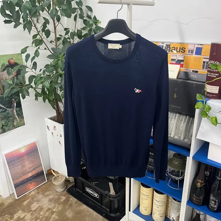 [BUNJANG] Maison Kitsune Triple Fox Knit L / 메종키츠네 트리플폭스 니트 L