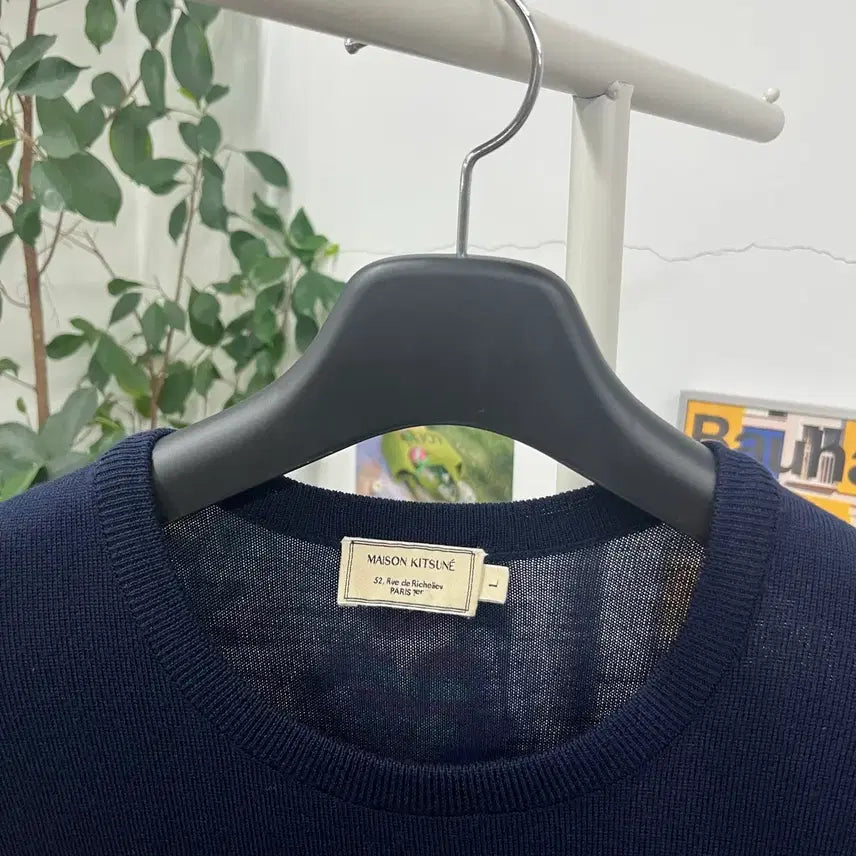 [BUNJANG] Maison Kitsune Triple Fox Knit L / 메종키츠네 트리플폭스 니트 L