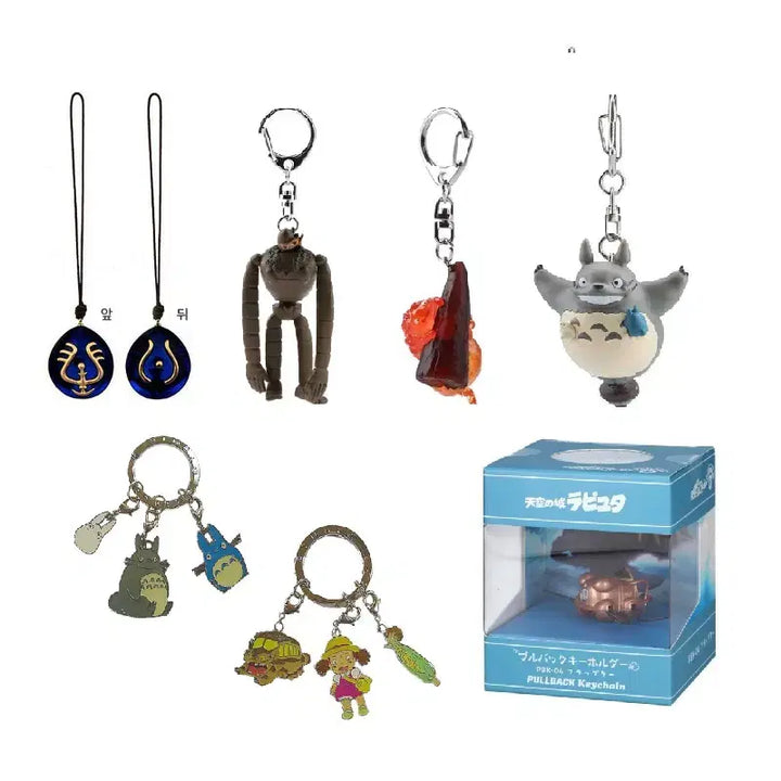 [BUNJANG] Ghibli Studio Totoro Keyring Laputa Stone Robot / 지브리 스튜디오 토토로 키링 라퓨타 천공석 라퓨타 비행석 라퓨타 로봇