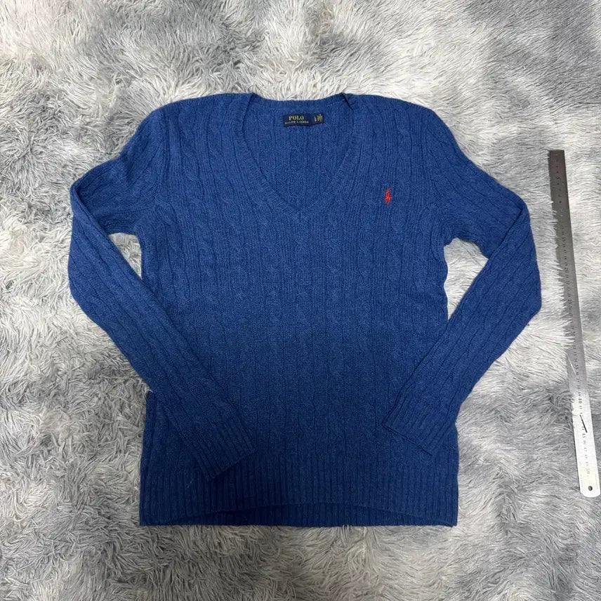 [BUNJANG] Polo Ralph Lauren Cashmere V-Neck Knit Sweater / 폴로랄프로렌 브이넥 캐시미어 니트 L사이즈