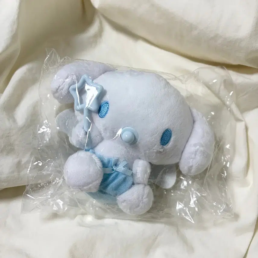 [BUNJANG] Sanrio Cinnamoroll Baby Angel Mascot Keychain / 산리오 시나모롤 베이비엔젤 마스코트 키링