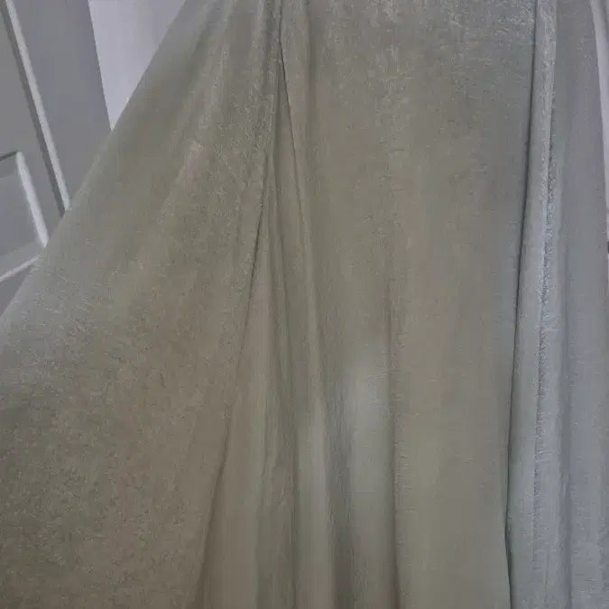 [BUNJANG] Charming Mint Flare Long Skirt / 일본 매력적인 민트 플레어 롱 스커트