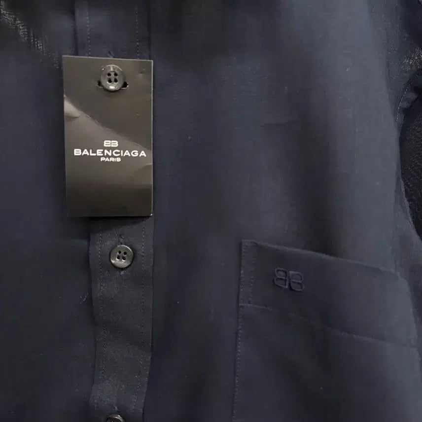[SOLD OUT] 발렌시아가 BB 로고 반팔 셔츠 Balenciaga
