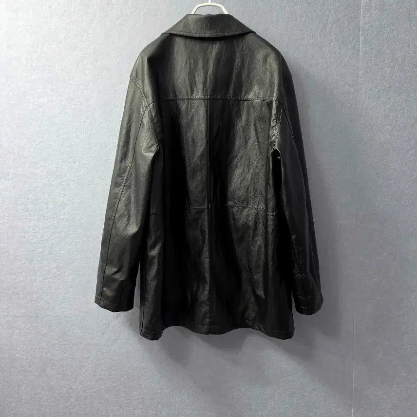 [BUNJANG] EOOB Vegan Faux Leather Half Jacket / 새상품 )  이우브 eoob  비건 페이크 레더 하프자켓