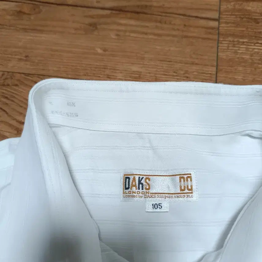 [BUNJANG] Daks White Short Sleeve Shirt / 닥스 흰색 반팔 셔츠 105 화이트