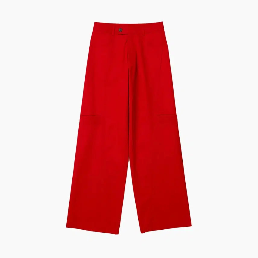 [BUNJANG] PPB Cotton Twill Wide Fit Pants / PPB 피피비 코튼 라인 팬츠