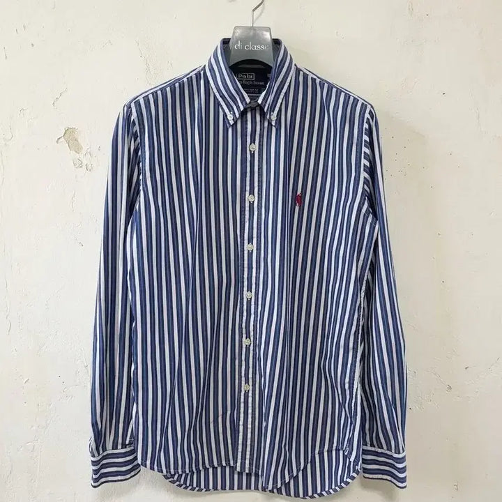 [BUNJANG] Polo Ralph Lauren Striped Custom Fit Shirt M / 폴로 랄프로렌 스트라이프 커스텀핏 셔츠 M