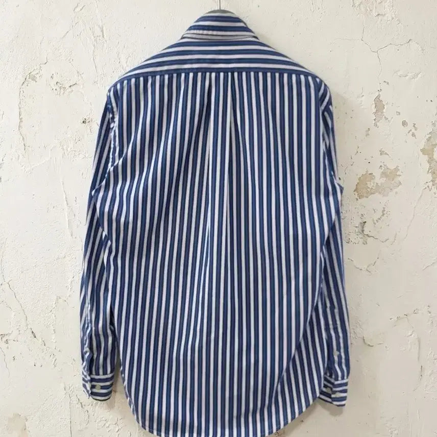 [BUNJANG] Polo Ralph Lauren Striped Custom Fit Shirt M / 폴로 랄프로렌 스트라이프 커스텀핏 셔츠 M