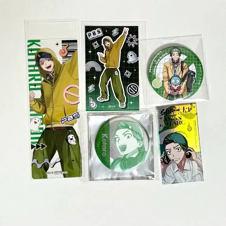 [SOLD OUT] 팬버스 팬텀버스터즈 타몬 캔뱃지 포카 세트