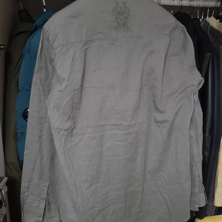 [SOLD OUT] 쟈딕앤볼테르 투포켓 셔츠 차콜그레이 L