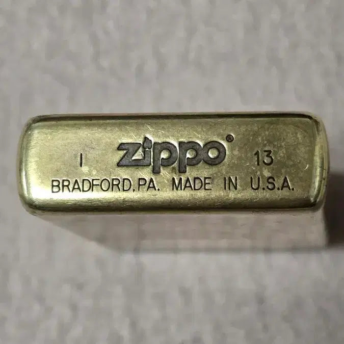 [BUNJANG] Zippo Brass Lighter / 지포 라이터 황동색 Made in USA