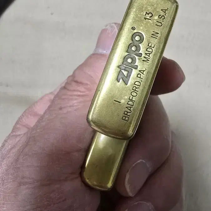 [BUNJANG] Zippo Brass Lighter / 지포 라이터 황동색 Made in USA