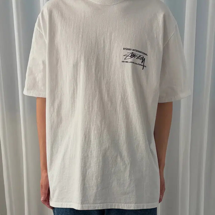 [BUNJANG] Stussy Smooth International T-shirt White / [XL]스투시 Stussy 스무스 인터내셔널 티셔츠 화이트