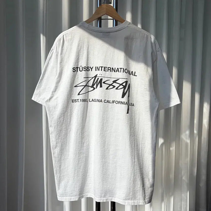 [BUNJANG] Stussy Smooth International T-shirt White / [XL]스투시 Stussy 스무스 인터내셔널 티셔츠 화이트