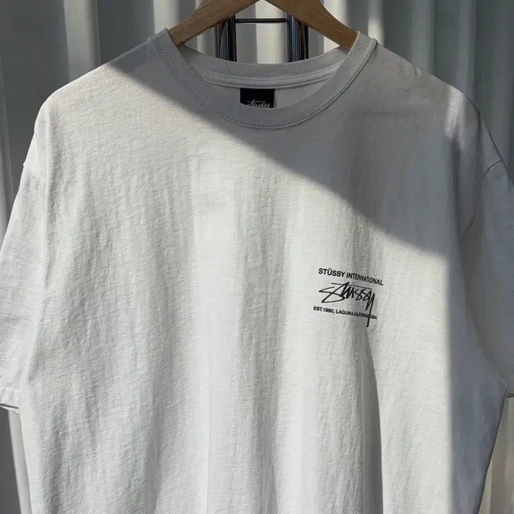 [BUNJANG] Stussy Smooth International T-shirt White / [XL]스투시 Stussy 스무스 인터내셔널 티셔츠 화이트